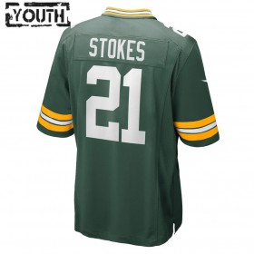 Kinder Green Bay Packers Trikot Eric Stokes 21 Nike Grün 2021 NFL Draft